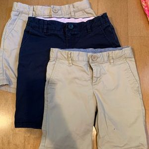 Set of 3 girls GAP Bermuda shorts size 8